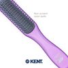 Kent AirHedz Glo Flat 9 Row Brush Purple