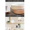 Wnicek Table Clock, Stylish Clock, Can be used as a Stand, Silent, Table Clock (Cream)