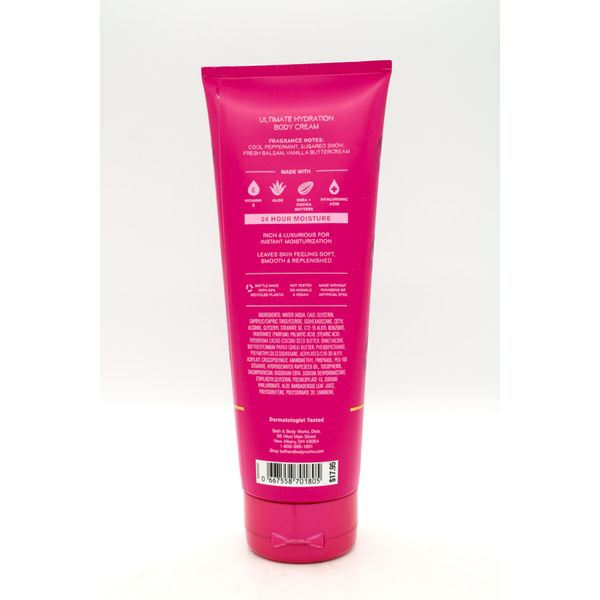 Twisted Peppermint, Bath and Body, Ultimate Hydration Body Cream, 8 oz