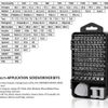 115-Piece Precision Screwdriver Set with Magnetic Tips & MORE!