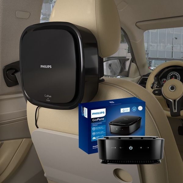 Philips Car Air Purifier GoPure 6000 Series GP6201, Black