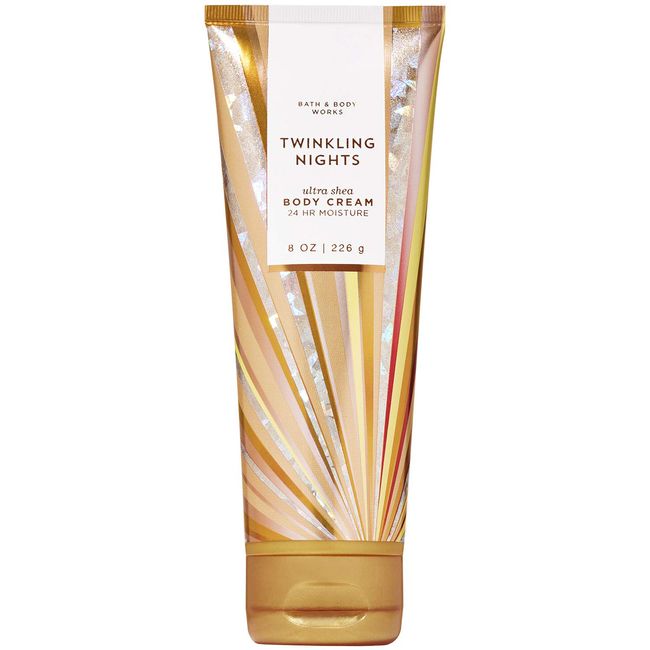 Bath and Body Works TWINKLING NIGHTS Ultra Shea Body Cream 8 Fluid Ounce (2019 Limited Edition)