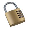 50mm Brass Combination Padlock/Lock/Security Shed Garage Door TE563