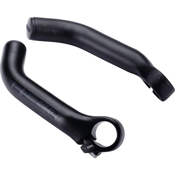 BBB BBE-07 Bicycle Handlebar End Lock-on Fixed Classic Bend Black
