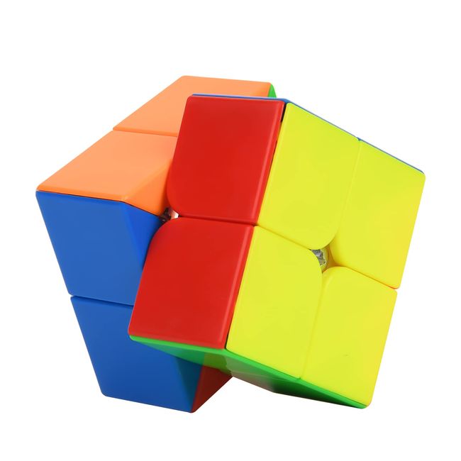 MerryNine Competition Speed Cube Professional Puzzle Cube with 3D Puzzle Cube Formula Manual (2x2)