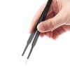 XOOL Tweezers, Precision, Anti-Static Tweezers, Tweezers, Precision, Anti-Static Tweezers, Ultra Fine Tweezers, Rustproof, Black Film Precision Equipment, Model Making Tweezers, Set of 9, Stainless Steel, Tweezers, Extension Tweezers, Precision ESD Tweeze