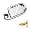 Adjustable Shower Rail Soap Dish, Clip-on Bathroom Soap Holder ABS Soap Dish