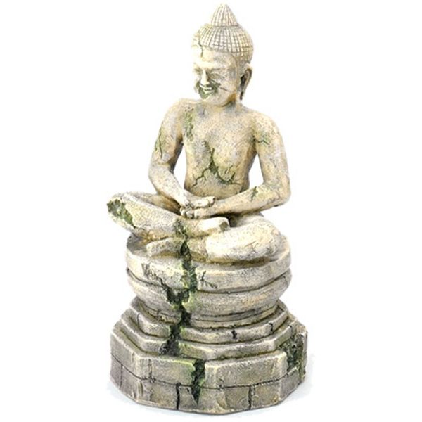 Aqua Della Aquarium Decoration Ornament, 9 x 8.5 x 17.5 cm, Bayon-Buddha