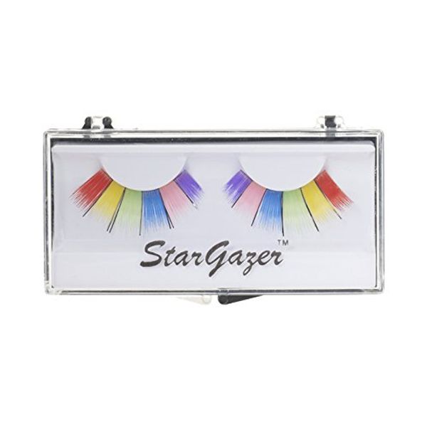 Stargazer False Eye Lashes style 9, synthetic lash pair includes glue.