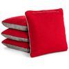 Tailgating Pros Red Royal Blue Pro-Style Cornhole Bags Two-Sided Slick & Stick Resin-Filled Suede and Duck Canvas Set of 8