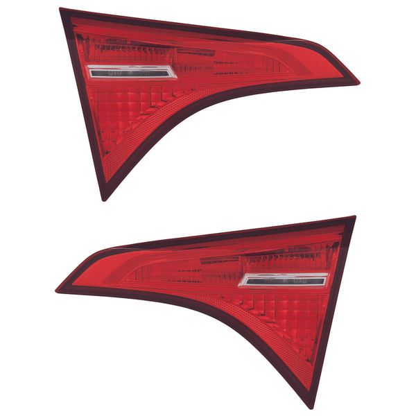 For 2017-2019 Toyota Corolla Inner Tail Light LED Set Driver and Passenger Side