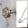 sourcing map Thermowell G1/2 Threads 150mm Stainless Steel Thermowell for Temperature Sensor Thermometer Instruments
