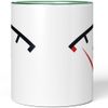 JUNIWORDS Tasse, Tacho Kaffee, Grün (1005441)