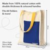 IF Bookaroo Tote Bag - Aubergine & Cream