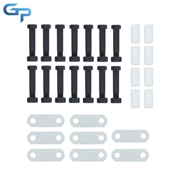 For Double Eye Spring 2Packs 3-1/8" Trailer Tandem Axle Shackle Kit
