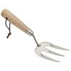 Draper Heritage 99025 Stainless Steel Hand Weeding Fork with Ash Handle