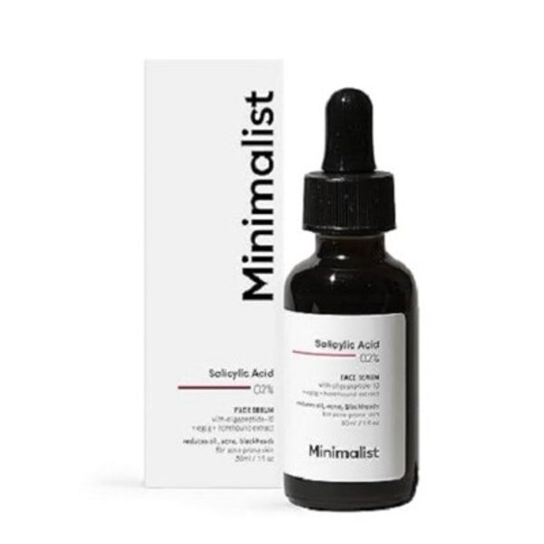 Minimalist Anti-Acne 2% Salicylic Acid Face Serum for All Skin Types 30 ml