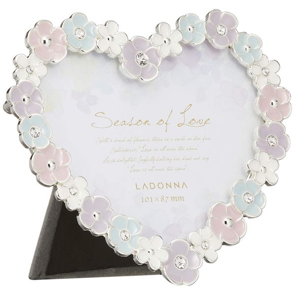 LADONNA BJ13-H Bridal Pink Heart Shape Radonna Picture Frame