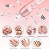 Professional Nail Drill Machine Kit,Portable Wireless Electric Nail Drill, Nail