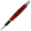 Tuscany Red & Black Rollerball Pen - Marbleized Gloss Body
