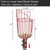 96" L handle Fruit orange apple mango picker grabber Catcher tool w/ Big Basket