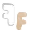 Letter F Cookie Cutter - 3 Sizes