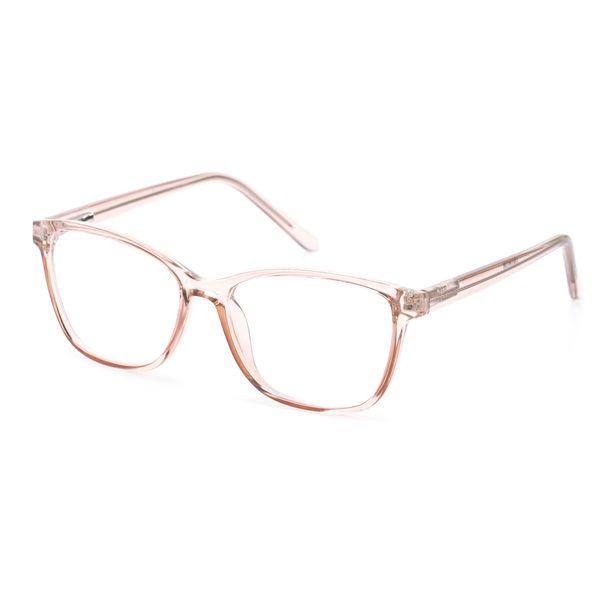 OPTIMUM OPTICAL Blue Light Filtering Scratch-Resistant Lens Rectangular Frame Magnifying Reading Glasses - Vision Board, +1.50