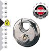 Master Lock 40EURD Marine Disc Padlock with Key, Grey, 9,6 x 7 x 2,8 cm