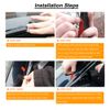 Laprive Auto 4pc Sun/Rain Guard Window Visor for=Crew Cab Pickup/SUV
