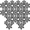 Marabu Silhouette Stencil 30x30cm - Floral Pattern