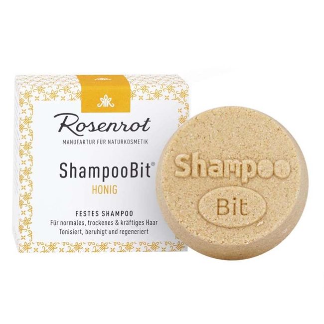 Rosenrot Festes ShampooBit, Honig, 60g (1)