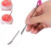Nail Tools Light Therapy Gel Stir Bar, Nail Stir Bar, Powder Mixing Stirrer Stick Powder, Transparent, Red Tri-color Optional(red)