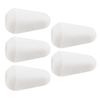 5Pcs 3/5 Way Toggle Tip Knobs Switch Tips Guitar Pickup Selector Switch Cap Electric Guitar Replacement Parts Plastic Guitar Switch Tip Metal Screw On