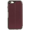 OtterBox Strada Series iPhone 6 PLUS/6S Plus Case - Retail Packaging - Chic Revival (Warm Black/Maroon)