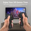 VR Touch Controller Grip Cover Compatible with Meta Quest 3S, Handle Protective Sleeve Protector with Adjustable Knuckle Strap for VR Accessories