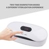 USB UV Light Sanitizer Case, UV Sterilizer Box Nail Tool Sterilizer Phone Jewelry Cleaner Ultraviolet LED Box for Manicure Pedicure Beauty Salon