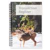 Side Spiral Bound Bucks Checkbook/Transaction Register