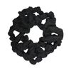 12 Pack Solid Hair Ties Scrunchies (Black)
