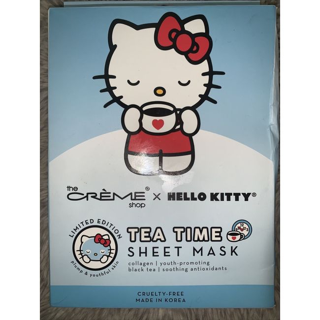 THE CREME SHOP Hello Kitty Tea Time Sheet Mask  (3 sheets) Limited Edition