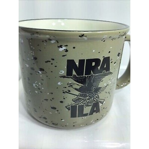 NRA COFFEE MUG. NATIONAL RIFLE ASSOCIATION MUG. Art Deco Mug. B247