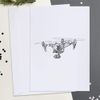 Large (A4) 'Drone With Camera' Blank Greeting Card (GC00049228)
