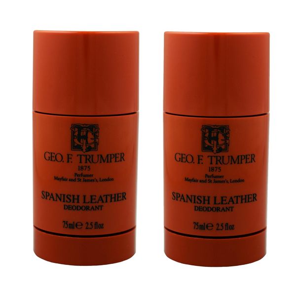 Geo. F. Trumper Spanish Leather Deodorant 2 Pack