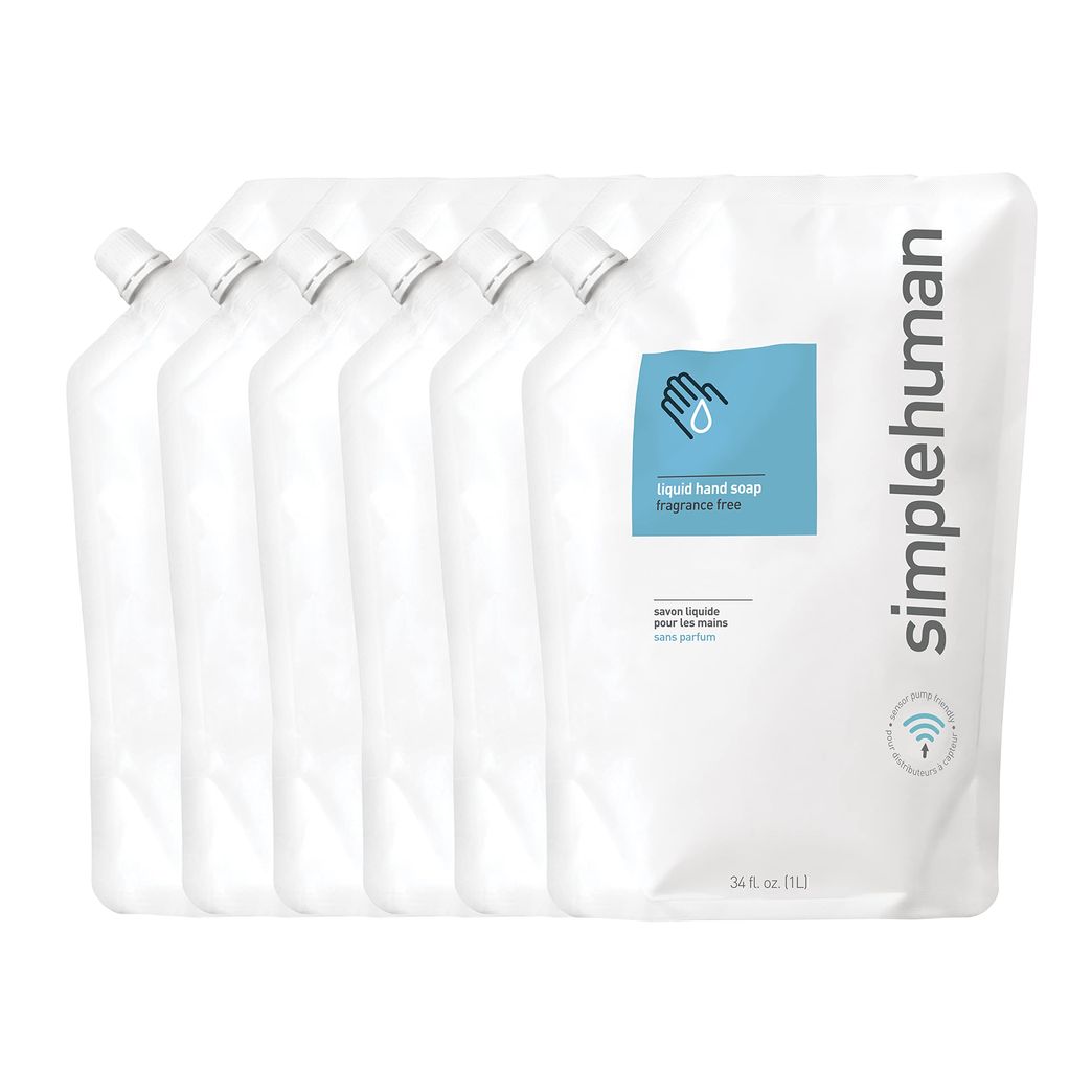  simplehuman Custom Fit Trash Can Liner B, 6 Liters / 1.6  Gallons, 30-Count (Pack of 4) : Health & Household