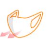 Global Japan Hot Fit Mask, Pink