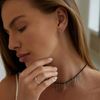 KRFY Sterling Silver Eternity & Wedding Round CZ Rings
