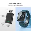 Mini Wireless CarPlay Adapter for Apple, Plug  Play Low Latency Converts Wired