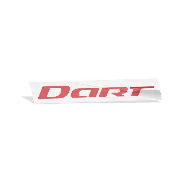 Reflective Concepts - Dart Emblem Overlay Decal Sticker - (Color: Reflective Red)