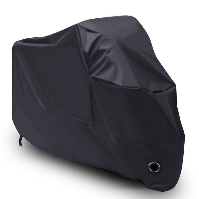LIHAO Waterproof Motorcycle Cover Shelter Rain UV All Weather Protection