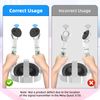 VR Handle Attachment for Meta Quest, Extension Controller Accesories, Virtual Reality Headset (White Graffiti, Quest 3/3S)