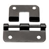 2 x black lift off hinges with fixing screws